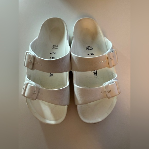 Birkenstock Arizona EVA 31, Kids 13/13.5 White EUC - Picture 3 of 10